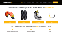 Desktop Screenshot of cabrinha.co.za